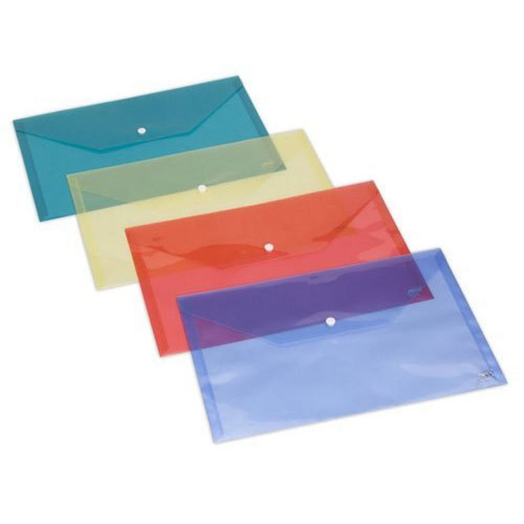 Picture of 199-Envelope plastic A3 with button 0.40mm